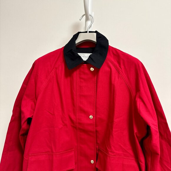 The Row Elodianna Long-Sleeve Cotton Utility Jacket - Picture 6 of 12